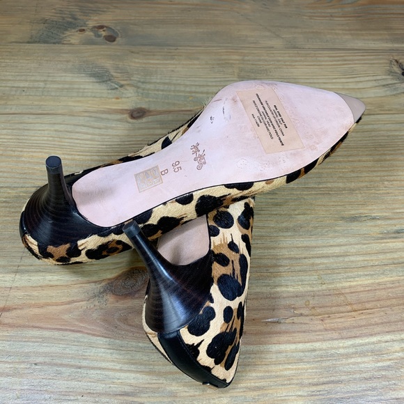 Coach Leopard Print Pointed Pumps - Picture 5 of 5
